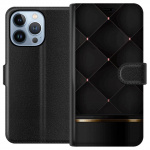 Portemonnee-hoesje voor Apple iPhone 13 Pro met Luxe lijn ontwerp