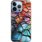 Mobiele hoes voor Apple iPhone 13 Pro met Metallic patroon ontwerp