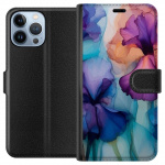 Portemonnee-hoesje voor Apple iPhone 13 Pro Max met Magische bloemen ontwerp