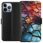 Portemonnee-hoesje voor Apple iPhone 13 Pro Max met Metallic patroon ontwerp Portemonnee-hoesje voor Apple iPhone 13 Pro Max met Metallic patroon ontwerp