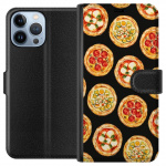 Portemonnee-hoesje voor Apple iPhone 13 Pro Max met Pizza ontwerp Portemonnee-hoesje voor Apple iPhone 13 Pro Max met Pizza ontwerp