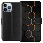 Portemonnee-hoesje voor Apple iPhone 13 Pro Max met Luxe Patroon ontwerp Portemonnee-hoesje voor Apple iPhone 13 Pro Max met Luxe Patroon ontwerp