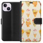 Portemonnee-hoesje voor Apple iPhone 14 met Glasachtig ontwerp