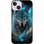 Mobiele hoes voor Apple iPhone 14 met Wolf ontwerp