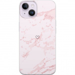 Mobiele hoes voor Apple iPhone 14 met Roze Hart ontwerp