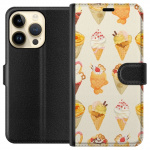 Portemonnee-hoesje voor Apple iPhone 15 Pro met Glasachtig ontwerp