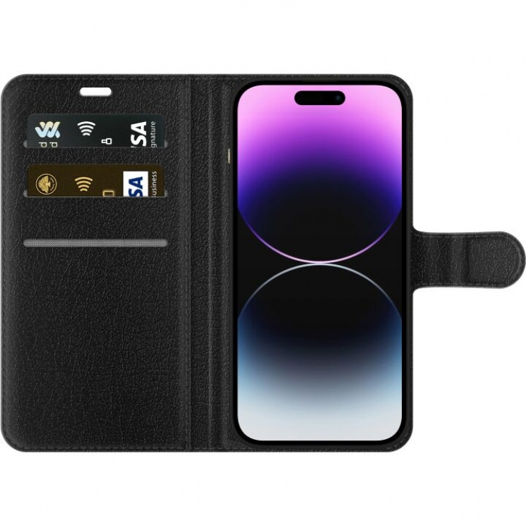 Portemonnee-hoesje voor Apple iPhone 15 Pro met Bloemen ontwerp