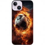 Mobiele hoes voor Apple iPhone 15 Plus met Voetbal ontwerp