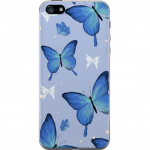 Mobiele hoes voor Apple iPhone 5 met Blauwe vlinders ontwerp Mobiele hoes voor Apple iPhone 5 met Blauwe vlinders ontwerp