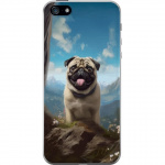 Mobiele hoes voor Apple iPhone 5 met Blije Hond ontwerp