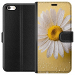 Portemonnee-hoesje voor Apple iPhone 5s met Porseleinbloem ontwerp