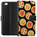 Portemonnee-hoesje voor Apple iPhone 5s met Pizza ontwerp