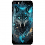 Mobiele hoes voor Apple iPhone 5s met Wolf ontwerp