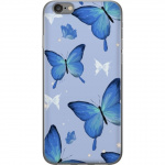 Mobiele hoes voor Apple iPhone 6s met Blauwe vlinders ontwerp