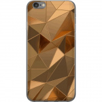 Mobiele hoes voor Apple iPhone 6s met 3D Goud ontwerp
