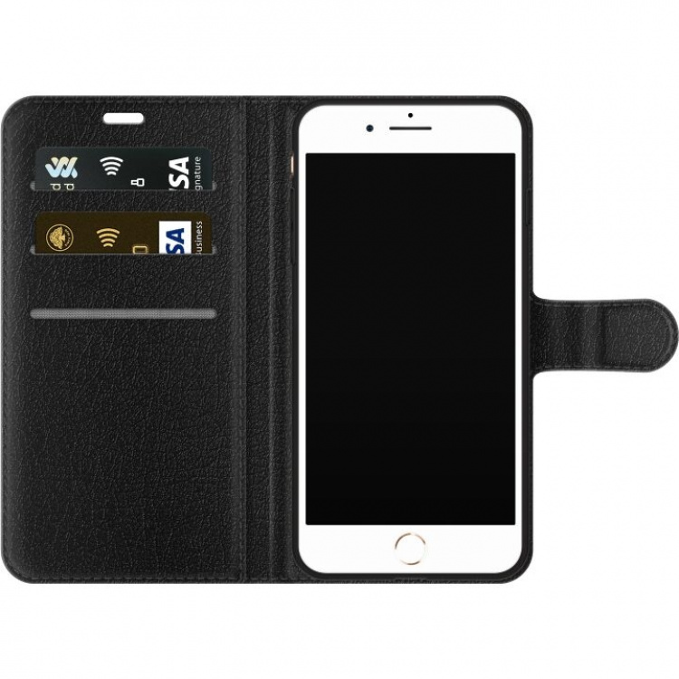 Portemonnee-hoesje voor Apple iPhone 7 Plus met Priesterkragen ontwerp Portemonnee-hoesje voor Apple iPhone 7 Plus met Priesterkragen ontwerp
