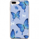 Mobiele hoes voor Apple iPhone 7 Plus met Blauwe vlinders ontwerp Mobiele hoes voor Apple iPhone 7 Plus met Blauwe vlinders ontwerp