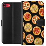Portemonnee-hoesje voor Apple iPhone SE (2020) met Pizza ontwerp