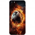 Mobiele hoes voor Apple iPhone SE (2016) met Voetbal ontwerp
