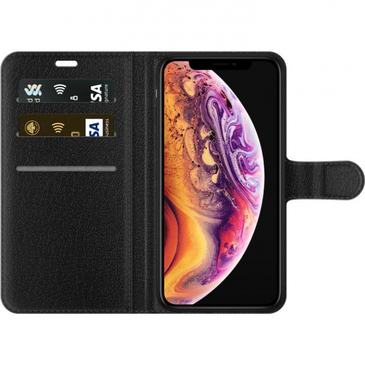 Portemonnee-hoesje voor Apple iPhone X met Gebakken ei ontwerp Portemonnee-hoesje voor Apple iPhone X met Gebakken ei ontwerp