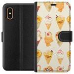 Portemonnee-hoesje voor Apple iPhone XS Max met Glasachtig ontwerp