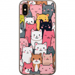 Mobiele hoes voor Apple iPhone XS Max met Kattenpatroon ontwerp Mobiele hoes voor Apple iPhone XS Max met Kattenpatroon ontwerp