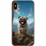 Mobiele hoes voor Apple iPhone XS Max met Blije Hond ontwerp Mobiele hoes voor Apple iPhone XS Max met Blije Hond ontwerp