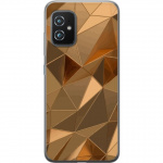 Mobiele hoes voor Asus Zenfone 8 met 3D Goud ontwerp Mobiele hoes voor Asus Zenfone 8 met 3D Goud ontwerp