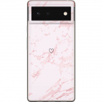 Mobiele hoes voor Google Pixel 6 met Roze Hart ontwerp