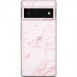 Mobiele hoes voor Google Pixel 6 Pro met Roze Hart ontwerp