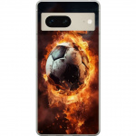 Mobiele hoes voor Google Pixel 7 met Voetbal ontwerp