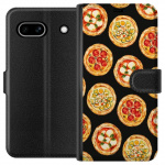 Portemonnee-hoesje voor Google Pixel 7a met Pizza ontwerp