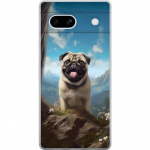 Mobiele hoes voor Google Pixel 7a met Blije Hond ontwerp Mobiele hoes voor Google Pixel 7a met Blije Hond ontwerp