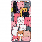 Mobiele hoes voor Honor 20 Pro met Kattenpatroon ontwerp