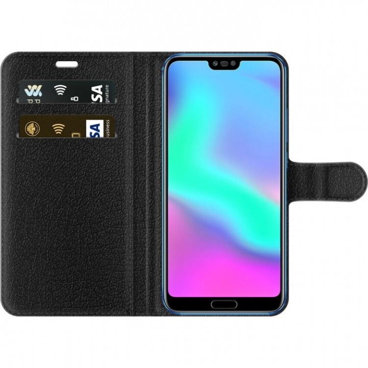 Portemonnee-hoesje voor Honor 10 met Priesterkragen ontwerp Portemonnee-hoesje voor Honor 10 met Priesterkragen ontwerp