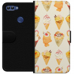 Portemonnee-hoesje voor Huawei P smart met Glasachtig ontwerp