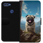 Portemonnee-hoesje voor Huawei P smart met Blije Hond ontwerp