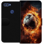 Portemonnee-hoesje voor Huawei P smart met Voetbal ontwerp