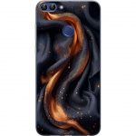 Mobiele hoes voor Huawei P smart met Vurig zijde ontwerp