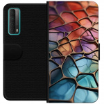Portemonnee-hoesje voor Huawei P smart 2021 met Metallic patroon ontwerp