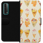 Portemonnee-hoesje voor Huawei P smart 2021 met Glasachtig ontwerp