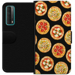 Portemonnee-hoesje voor Huawei P smart 2021 met Pizza ontwerp