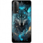 Mobiele hoes voor Huawei P smart 2021 met Wolf ontwerp