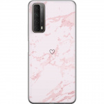 Mobiele hoes voor Huawei P smart 2021 met Roze Hart ontwerp