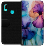 Portemonnee-hoesje voor Huawei P smart 2019 met Magische bloemen ontwerp