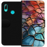 Portemonnee-hoesje voor Huawei P smart 2019 met Metallic patroon ontwerp