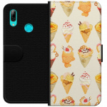 Portemonnee-hoesje voor Huawei P smart 2019 met Glasachtig ontwerp