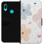 Portemonnee-hoesje voor Huawei P smart 2019 met Bloemen ontwerp