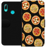 Portemonnee-hoesje voor Huawei P smart 2019 met Pizza ontwerp