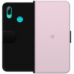 Portemonnee-hoesje voor Huawei P smart 2019 met Hart ontwerp